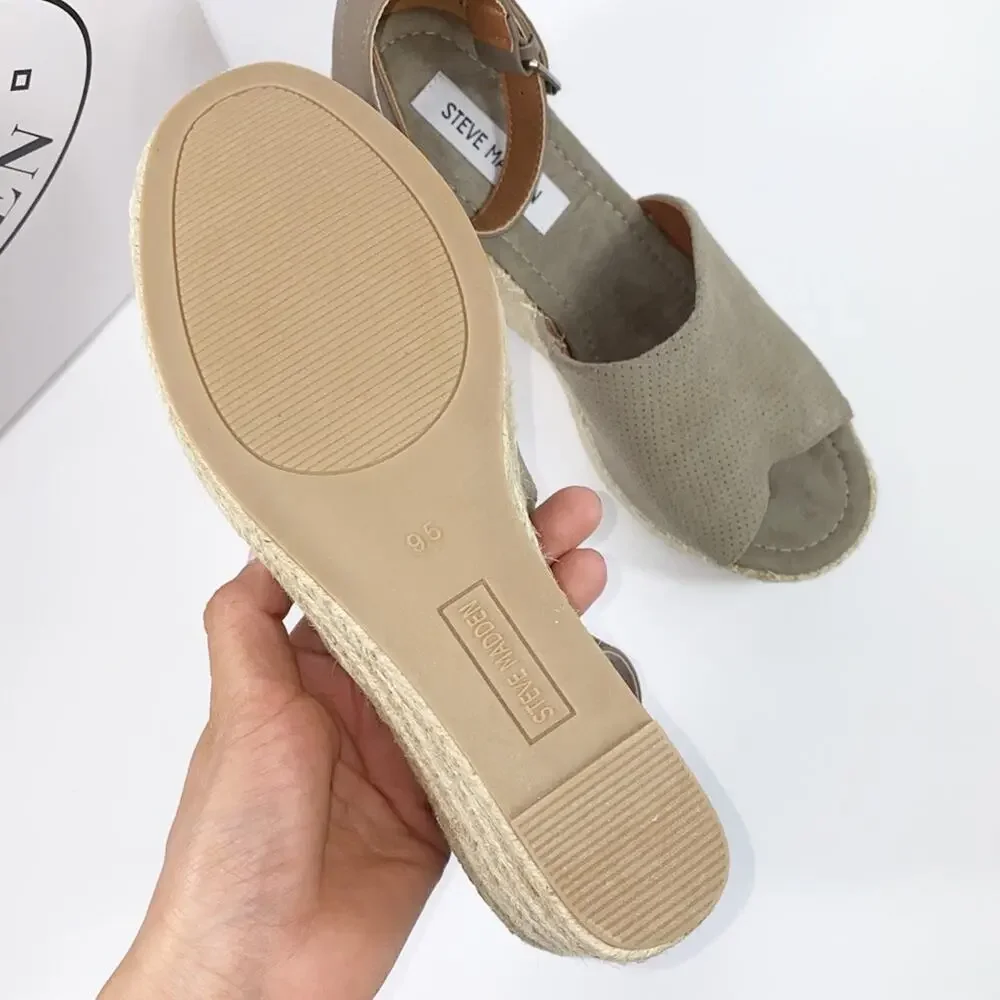 Steve Madden Josey Wedge Espadrille Sandal 9.5